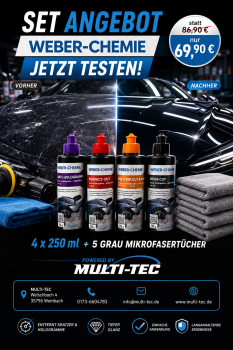 WEBER-CHEMIE Test-Set Schleifpasten Politur