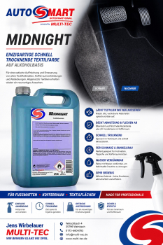 Preview: AUTOSMART Midnight Textilfarbe