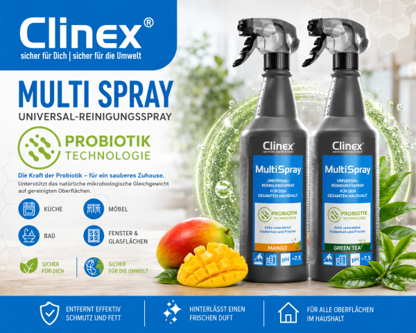 CLINEX Multi-Spray Home Cleaner mit Duft