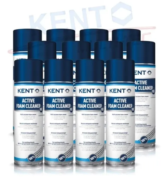 KENT 12x500ml Active Foam Cleaner + 6 Mikrofasertücher