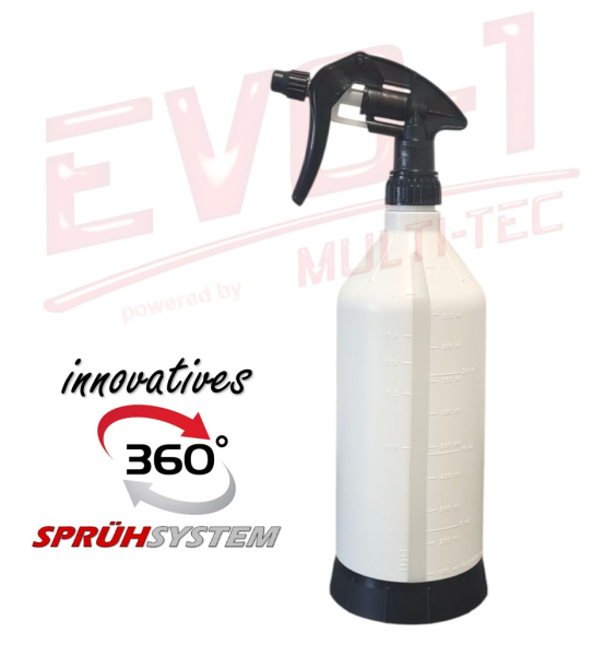 EVO-1 Detailing Pro 1L Sprühflasche mit 360° Sprühkopf