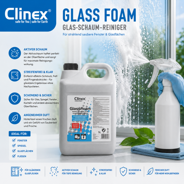 CLINEX Glass Foam Glasreiniger Schaumreiniger